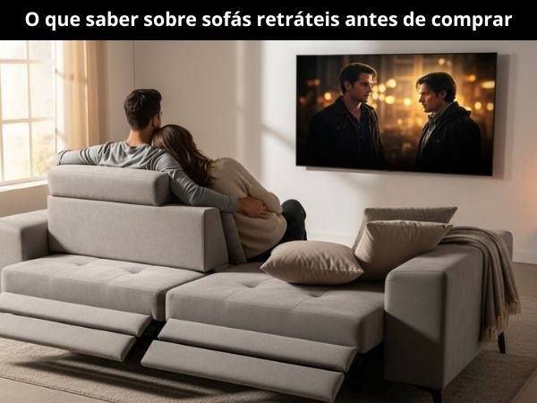 O que saber sobre sofá retrátil antes de comprar