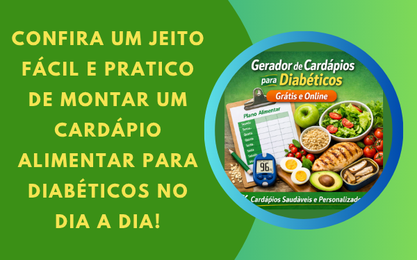 Gerador de Cardápios para Diabéticos Grátis e Online