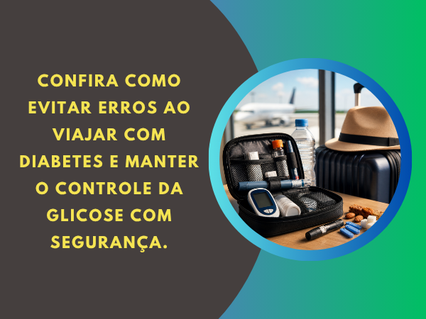 Aprenda a viajar com diabetes com segurança:  prepare-se do jeito certo
