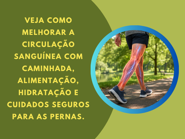 Como melhorar a circulação sanguínea das pernas?