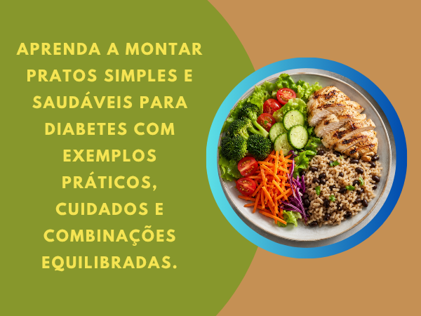 Confira Como Montar Pratos Simples e Saudáveis para Diabetes