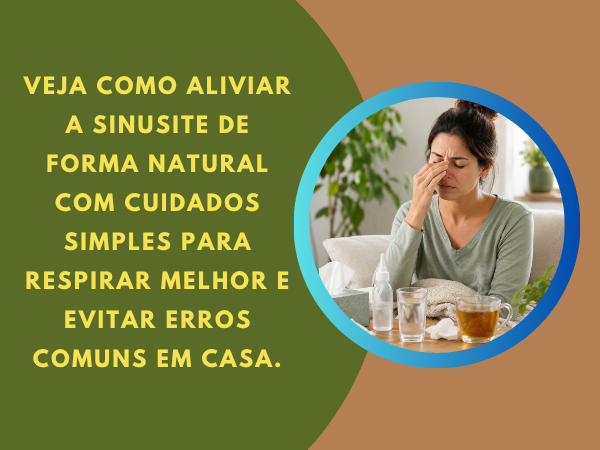 Confira como aliviar a sinusite de forma natural e eficiente