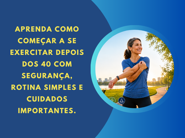 Confira como começar a se exercitar depois dos 40 anos