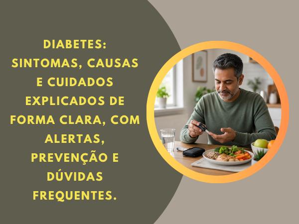 Diabetes: sintomas, causas e cuidados importantes