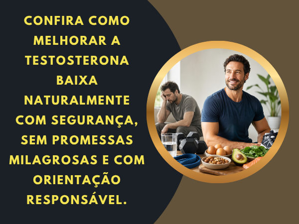 Confira Como Melhorar a Testosterona Baixa Naturalmente