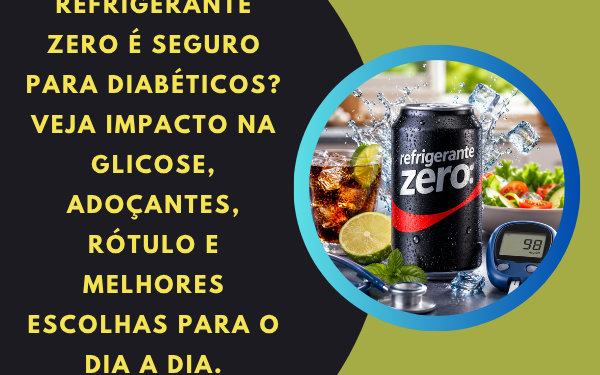 Refrigerante zero é seguro para diabéticos?