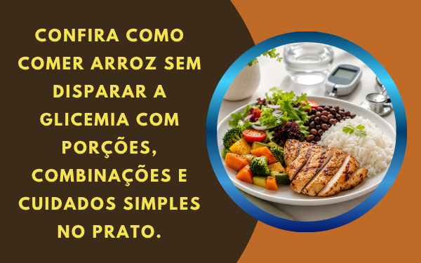 Confira como comer arroz sem disparar a glicemia
