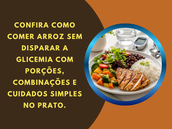 Confira como comer arroz sem disparar a glicemia